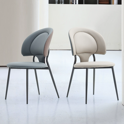 Curved Dual-Back Dining Chair