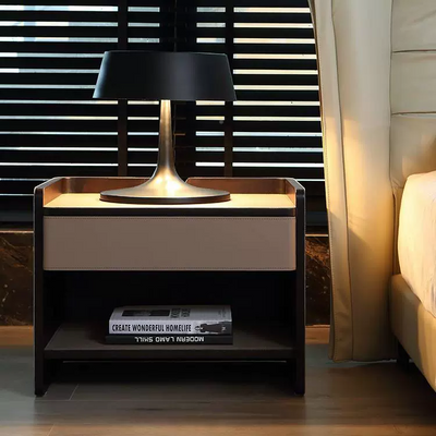 Modern Open-Shelf Nightstand