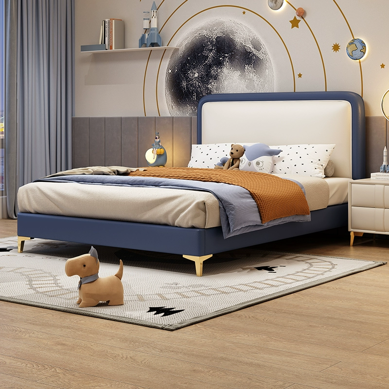 Faux Leather Kid's Bed JUXL278