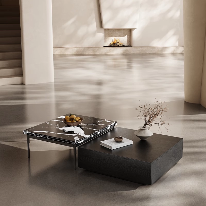 Bulgari BlackLuxury Stone Coffee TableCombination JUBY001 A