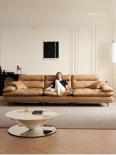 Top-Grain Leather Sofa JUSJ1044