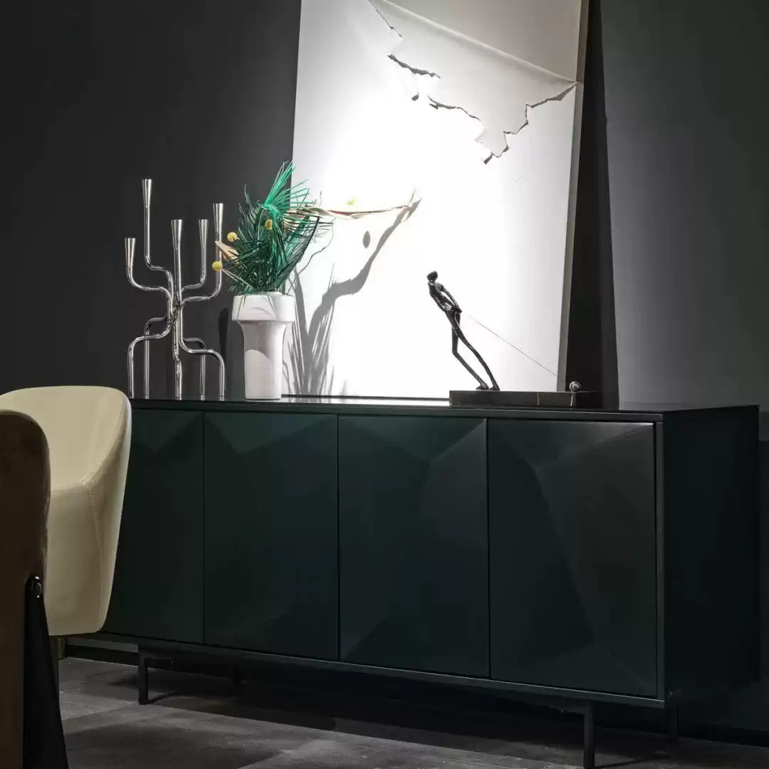 Architectural Black Sideboard