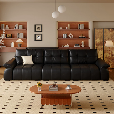 Top-Grain Leather Sofa JUJLSJ1054