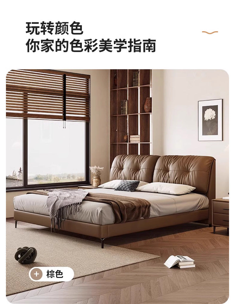 Microfiber Leather Bed JUDB105-102