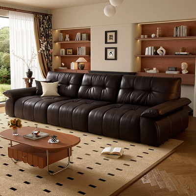 Top-Grain Leather Sofa JUJLSJ1054