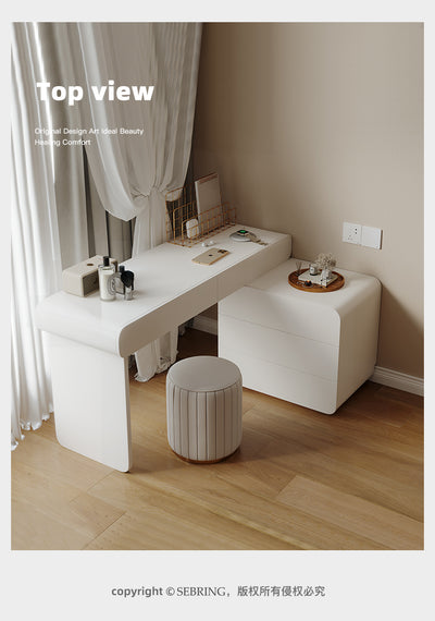 Matte White Vanity Table