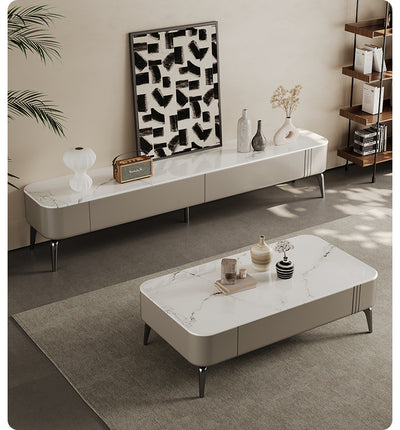 Microcrystalline Stone TV StandCoffee Table