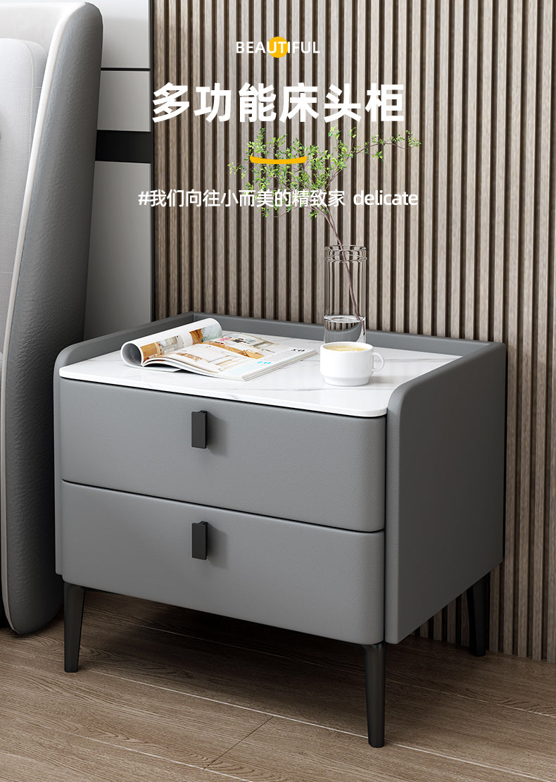 Modern Two-Drawer Nightstand