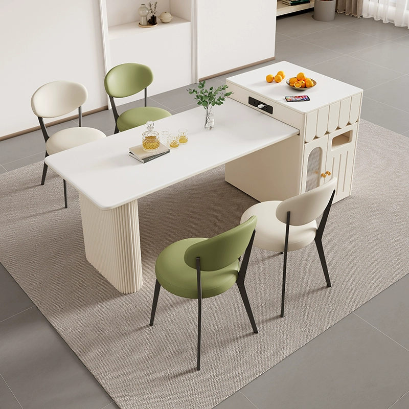 Matte Pure White Island Counter JUJCY24