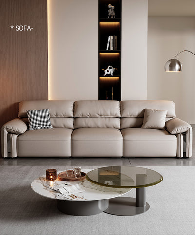 Top-Grain Leather Sofa JULX852