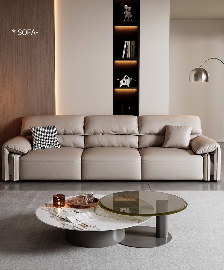 Top-Grain Leather Sofa JULX852