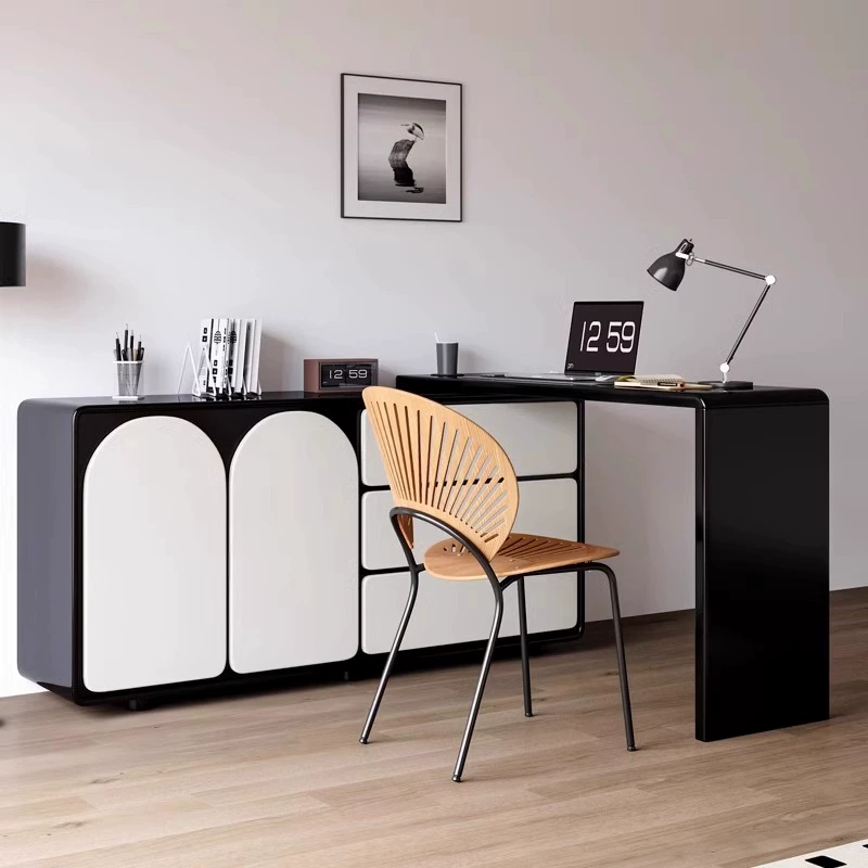 Lacquer Finish Dressing Table with Multi-Layer Solid Wood Board