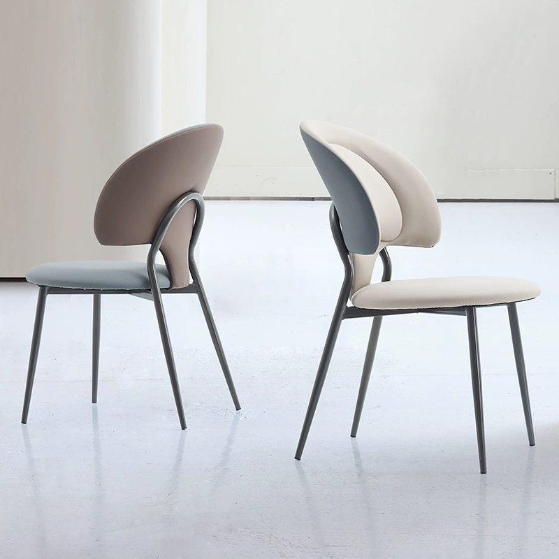 Curved Dual-Back Dining Chair