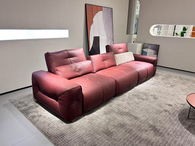 Top-Grain Leather Sofa JUMJ3006
