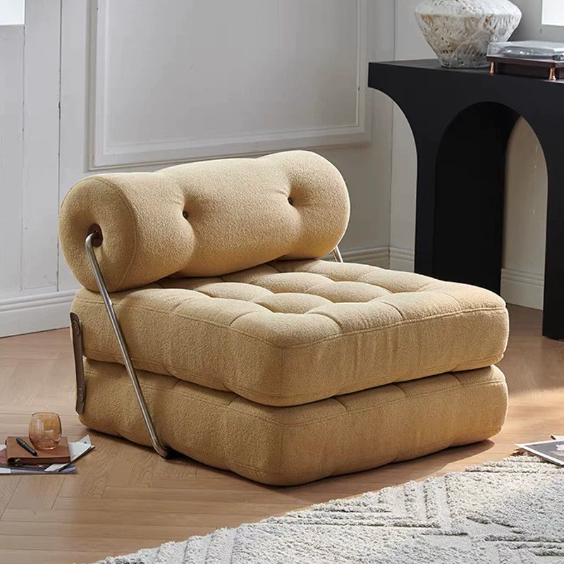 Beige Multi-purpose Foldable Sofa Bed