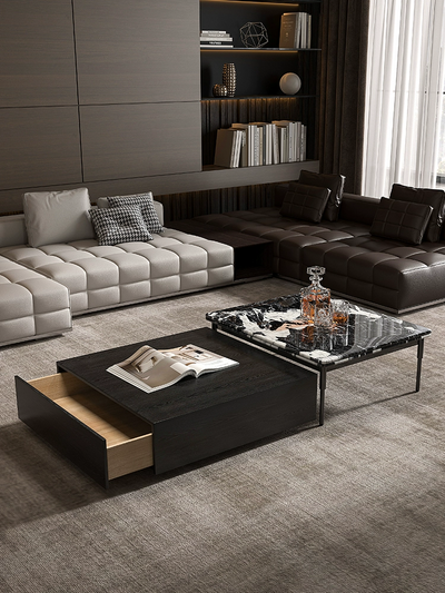 Bulgari BlackLuxury Stone Coffee TableCombination JUBY001 A