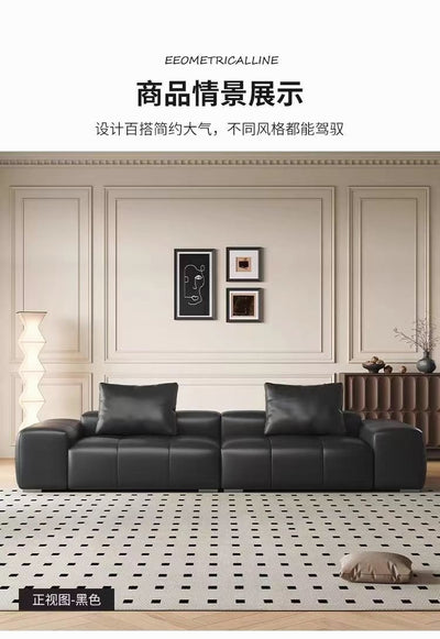 Top-Grain Leather Sofa jujlsj