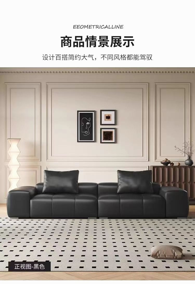 Top-Grain Leather Sofa jujlsj