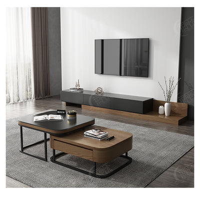 MDF black TV StandCoffee Table