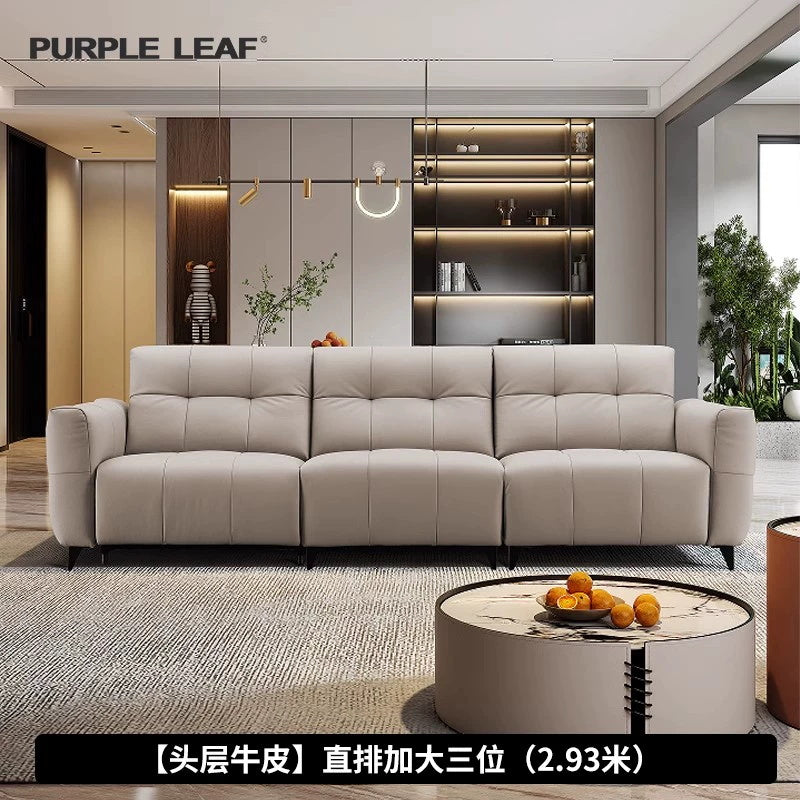 Top-Grain Leather Sofa JULL48