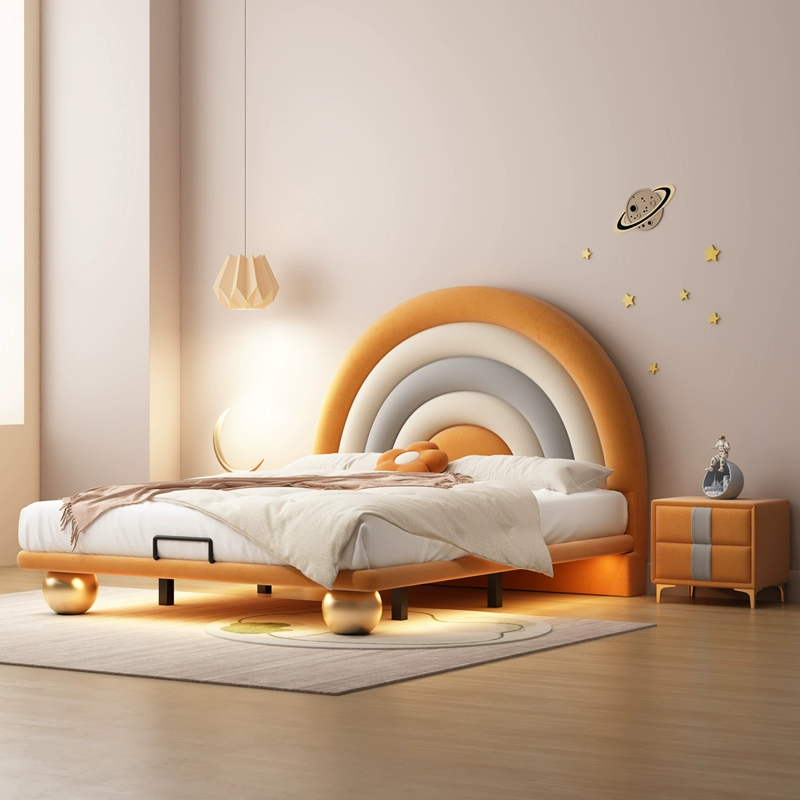 Rainbow Multi Layered Kids Bed JULXL731-1