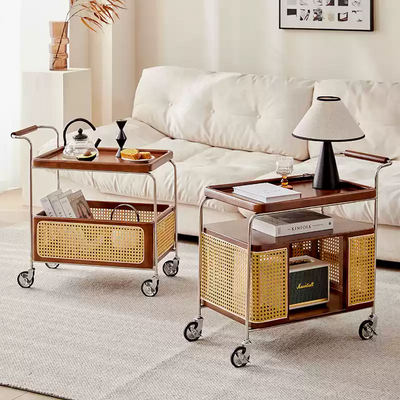 Side Table Bamboo Weaving JUMX1046