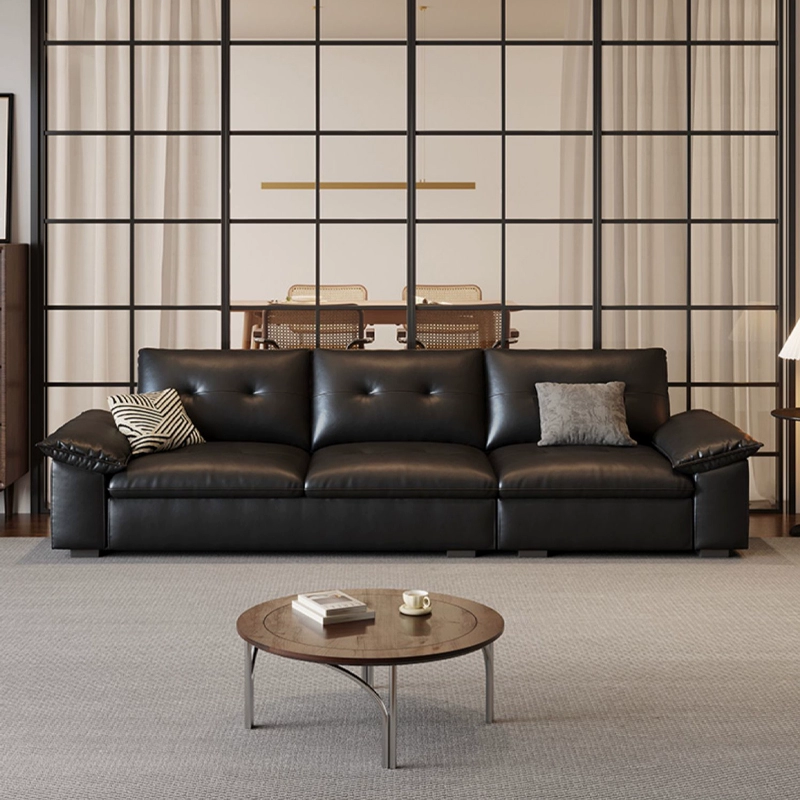 Top-Grain Leather Sofa JUJLSJ722