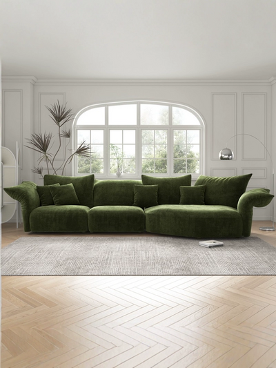 Premium Petal Shaped Soft Fabric Sofa JUJLSJ