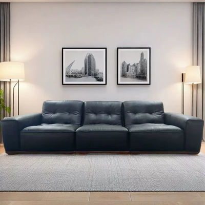 Top-Grain Leather Sofa JUDM643A