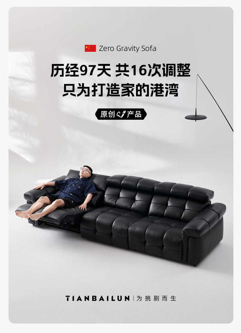 FeatureTop-Grain Leather sofa JUDS1078