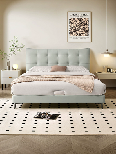 Top-Grain Leather Bed JUMHM003
