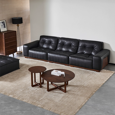 Top-Grain Leather Sofa JUDM643A