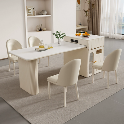 Matte Pure White Island Counter JUJCY24