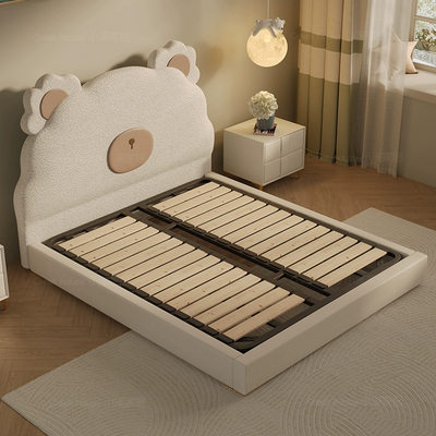 Kids Soft Padded Teddy Bear Bed JULXL399