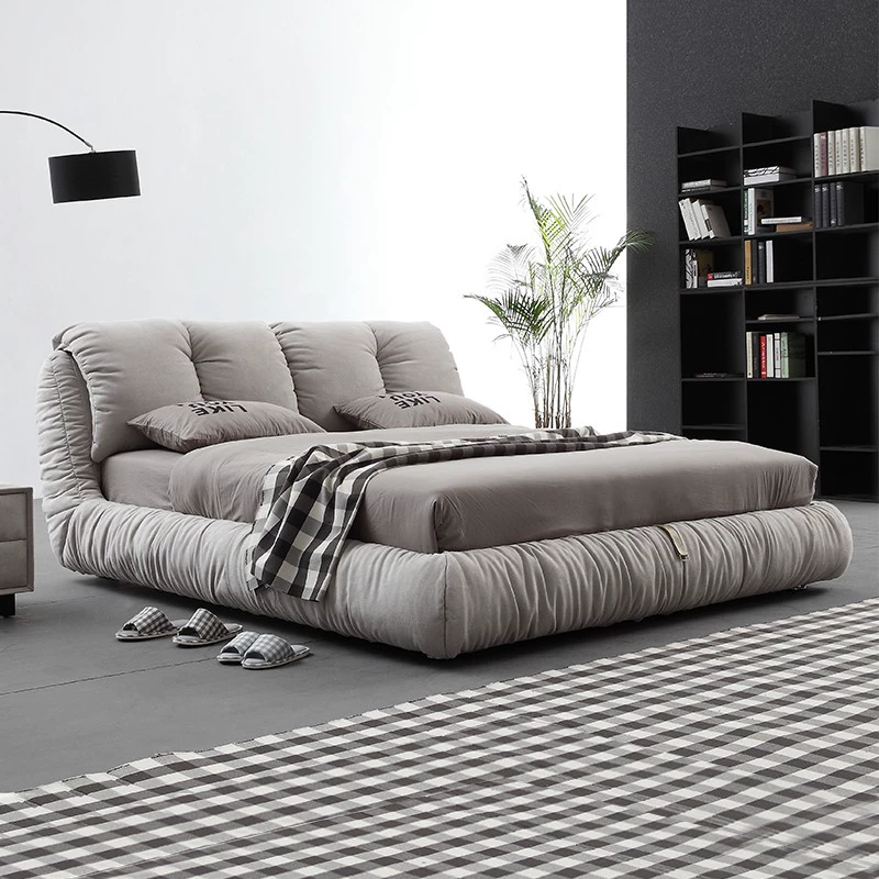 Cotton-Linen Fabric Bed JUXYJ7952