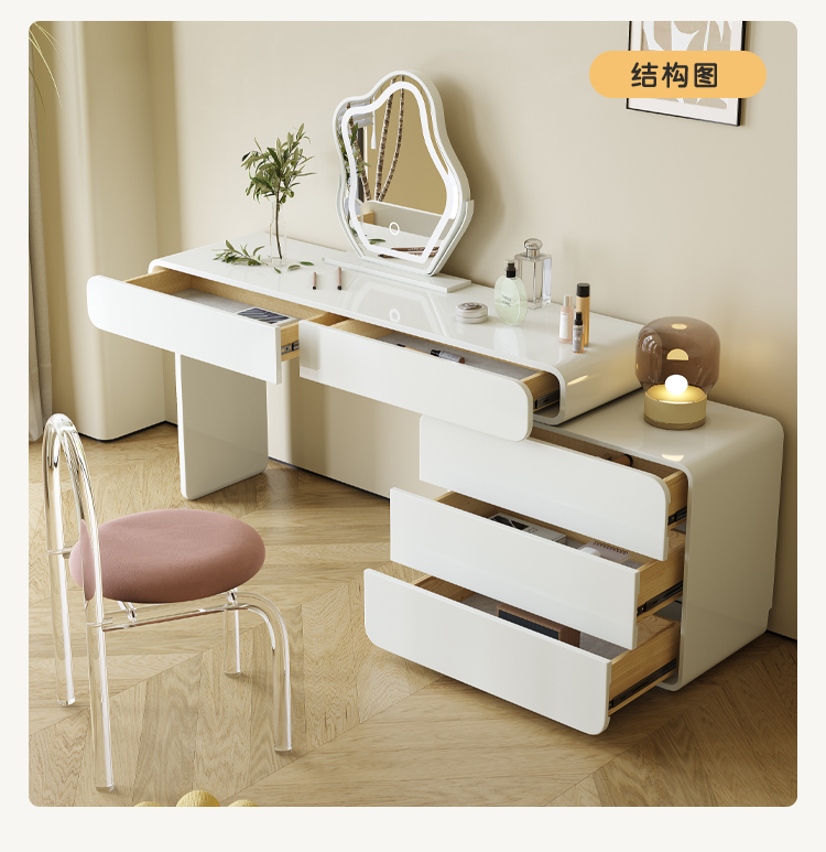 Modern White Dressing Table