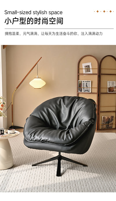 De Sede Ds-265 Coco Swivel Chair, Possibly In Black Leather
