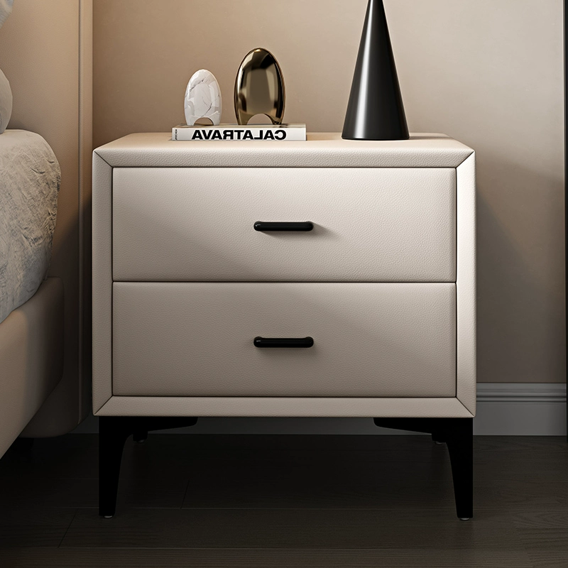Nordic Two-Drawer Bedside Table