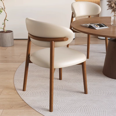 Open-Back Wood Dining Chair
