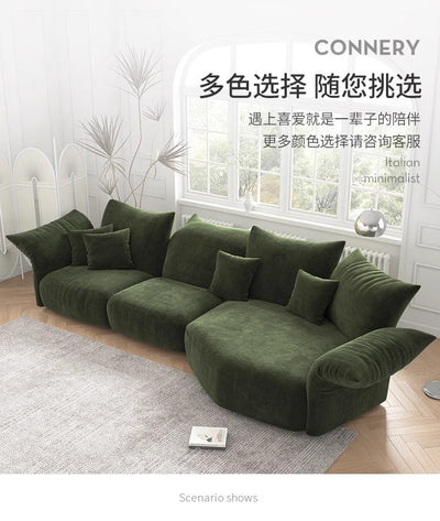 Premium Petal Shaped Soft Fabric Sofa JUJLSJ