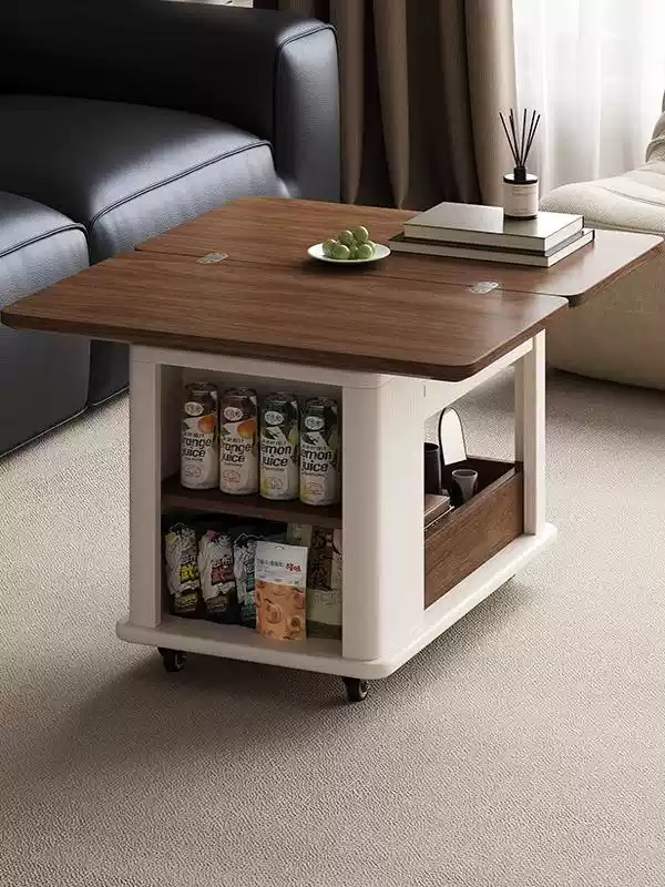 Scandinavian Foldable Removable Wood Coffee Table