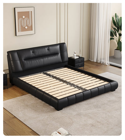 Top-Grain Leather Bed JUJM2063
