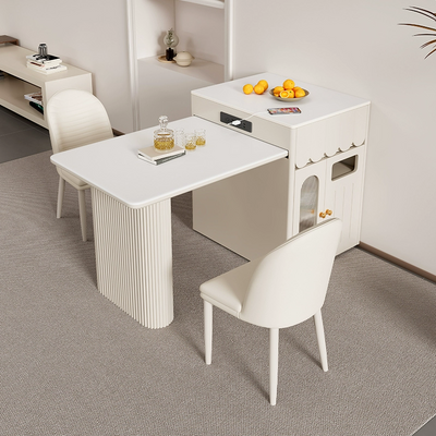 Matte Pure White Island Counter JUJCY24