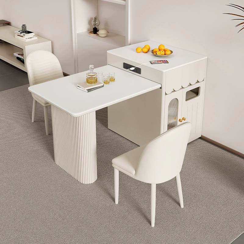 Matte Pure White Island Counter JUJCY24