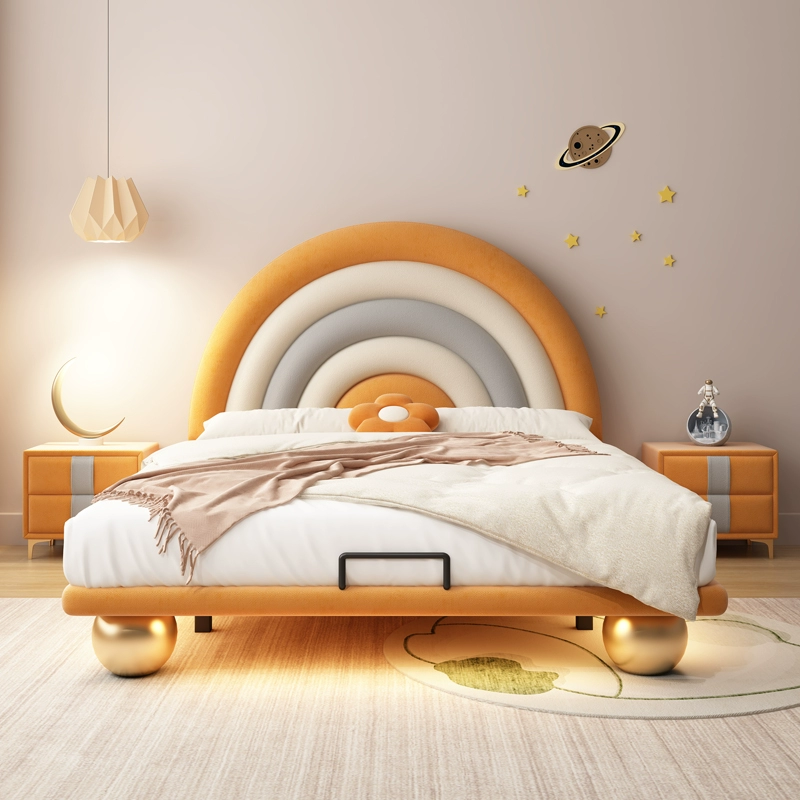 Rainbow Multi Layered Kids Bed JULXL731-1