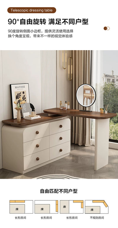 Multi-Layer Wood Dressing Table