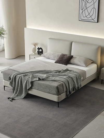 Cat-Scratch Resistant Leather Bed JUMHM967