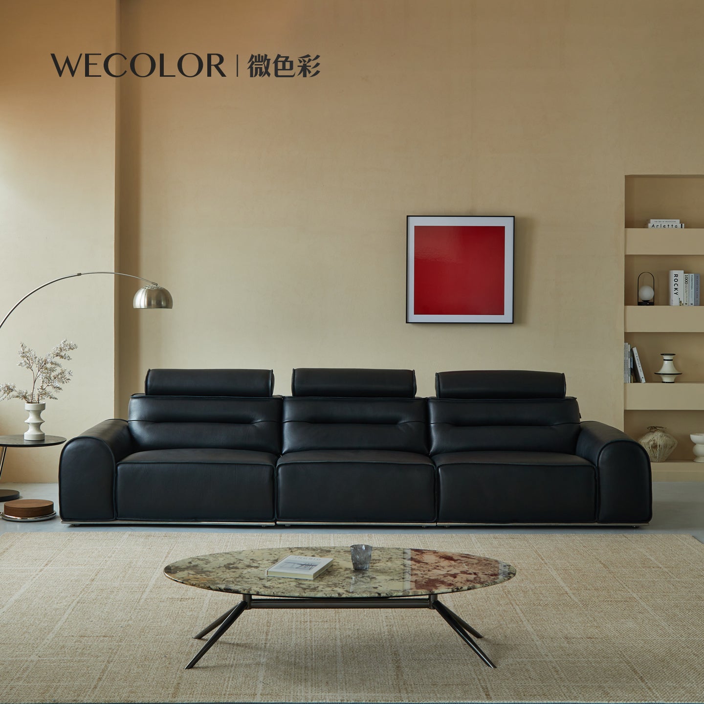 Top-Grain Leather Sofa JUJLSJ Big