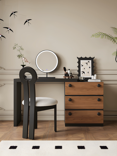 Mixed Wood Drawer Vanity
