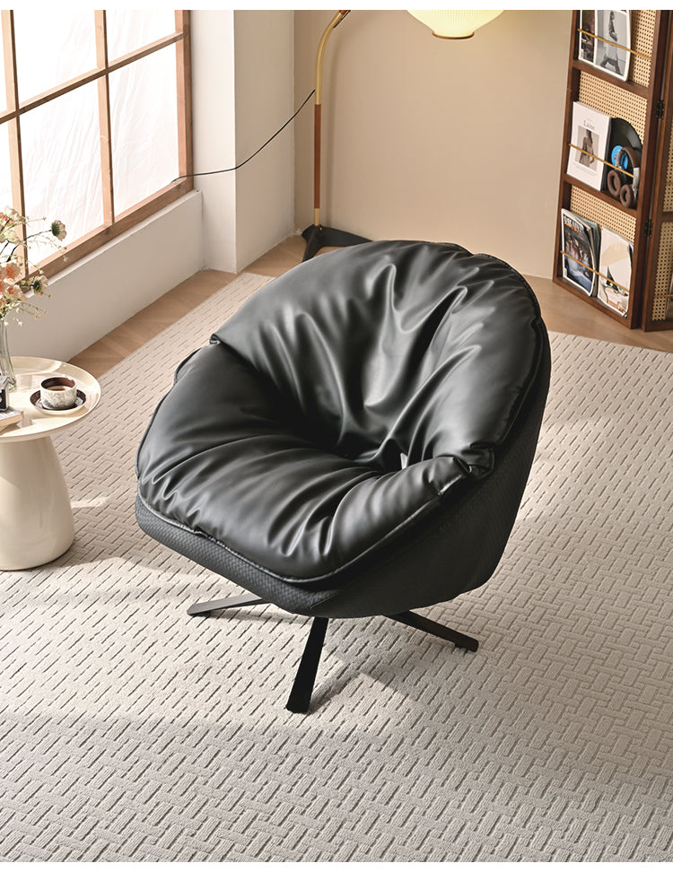 De Sede Ds-265 Coco Swivel Chair, Possibly In Black Leather